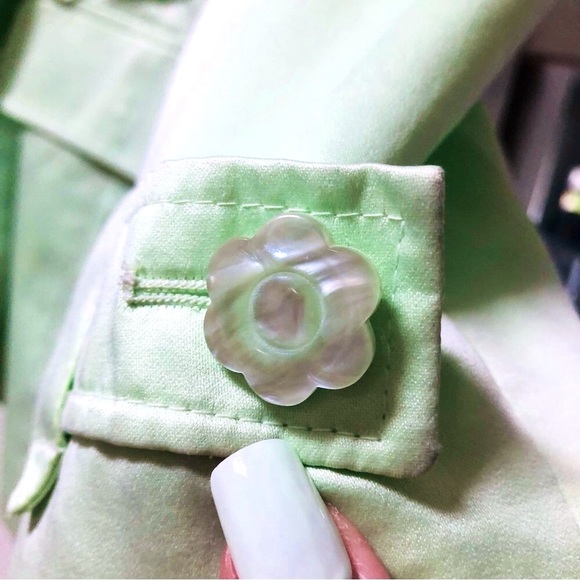 💚 Spearmint Car Coat - Picture 3 of 7